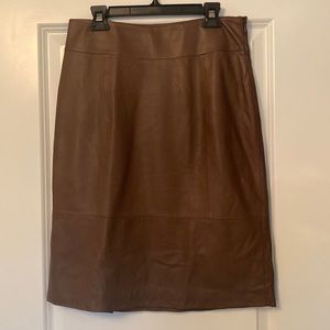 Leather skirt